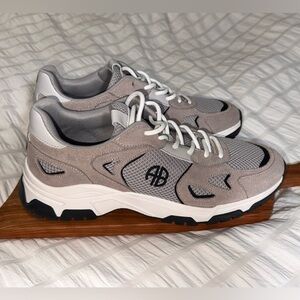 Anine Bing Women’s Brody Sneakers 41 gray EUC